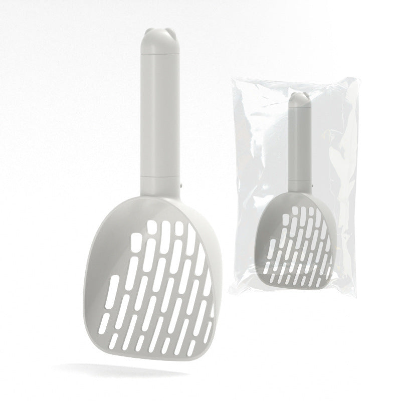 Durable Cat Litter Scoop with Base
