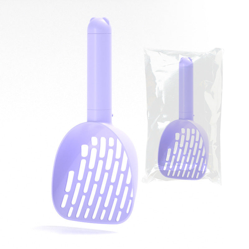 Durable Cat Litter Scoop with Base