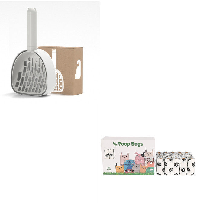 Durable Cat Litter Scoop with Base